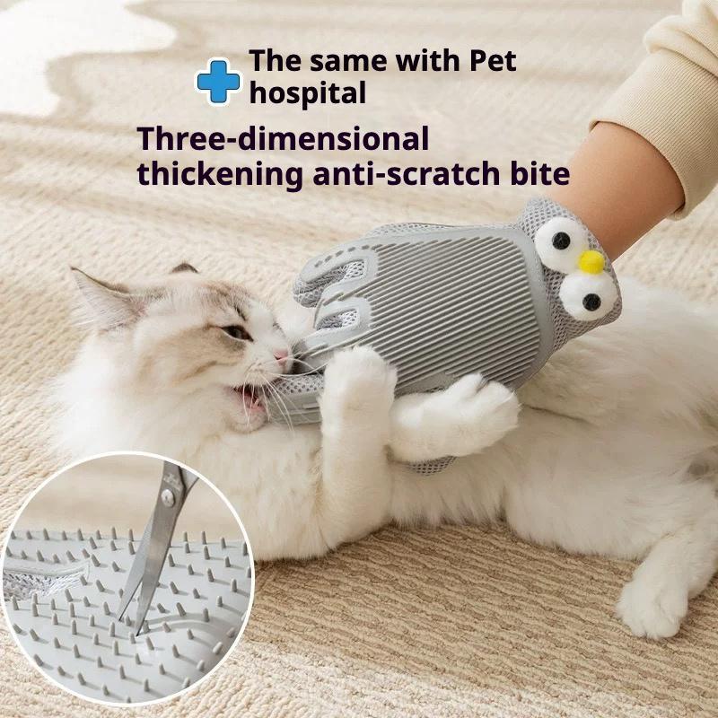 Royale Premium Pet Grooming Gloves Double-Sided Deshedding Tool