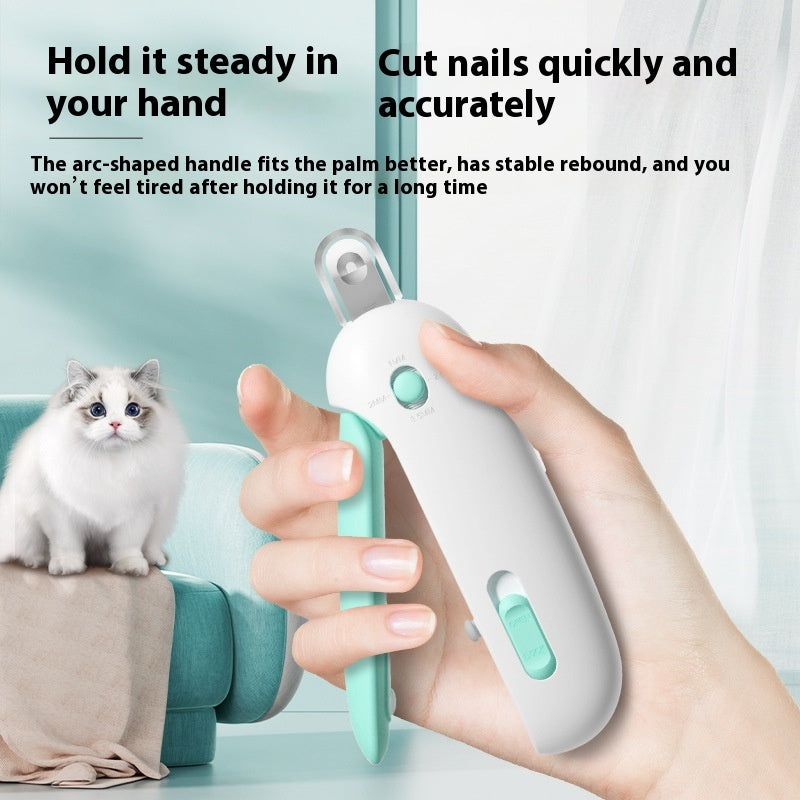 Royale Signature Cat Nail Scissors Gravity Push Pro Cutter