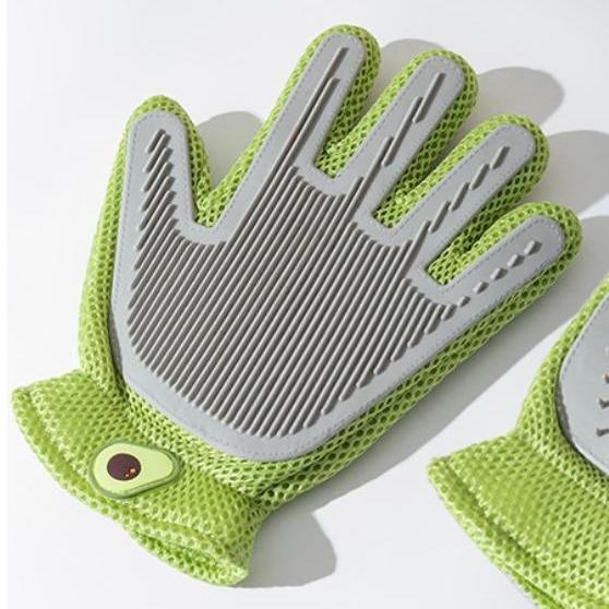 Royale Premium Pet Grooming Gloves Double-Sided Deshedding Tool