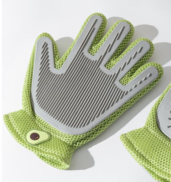 Royale Premium Pet Grooming Gloves Double-Sided Deshedding Tool