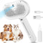 Royale Premium Pet Steam Brush Spray Grooming Comb Tool