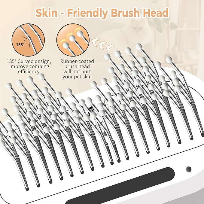 Royale Premium Pet Steam Brush Spray Grooming Comb Tool